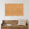 Cork Board, Crackled Metallic Narrow Frame - Bulletin Board, Organization Board, Pin Board